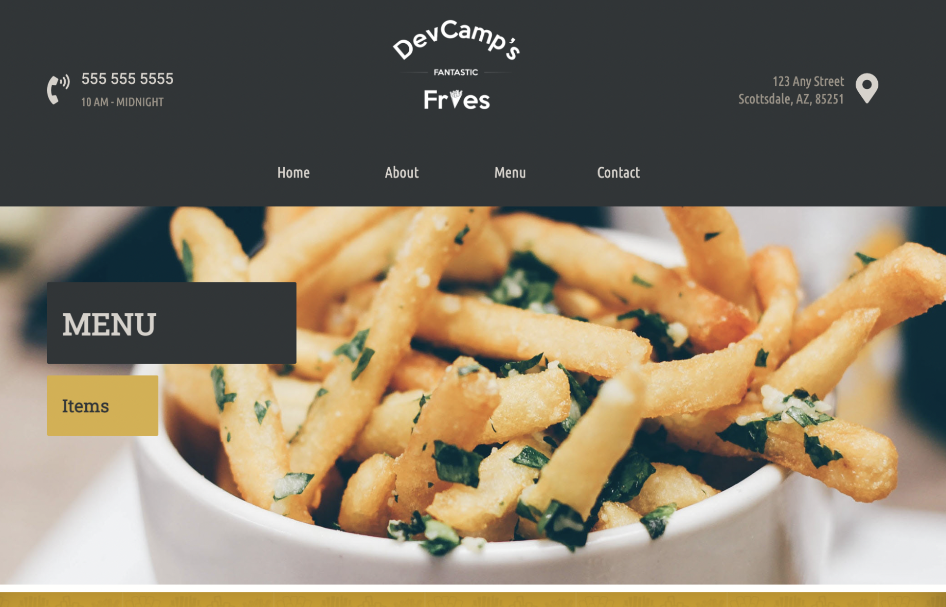 Restaurant Site